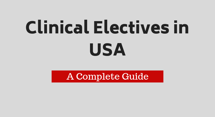 Clinical Electives in USA